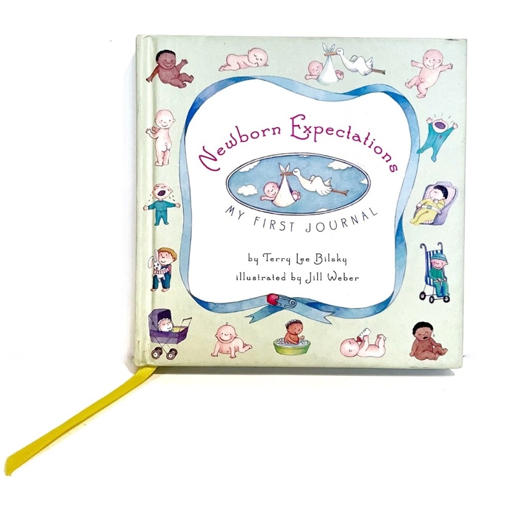 Baby Book Newborn Expectations My First Journal 2000 Scrapbook Log Record Mother